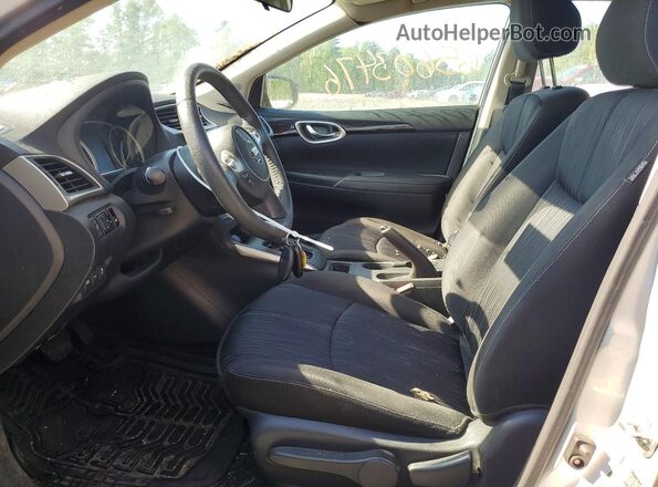 3N1AB7AP6HY373437 2017 NISSAN SENTRA Silver Вид панелі приладів