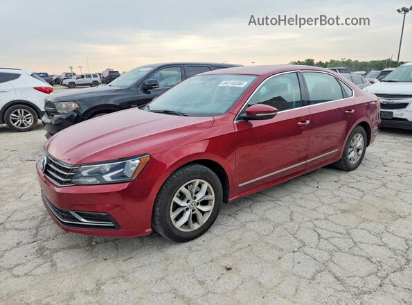 1VWAT7A33GC012050 2016 VOLKSWAGEN PASSAT Maroon Задня ліва чверть