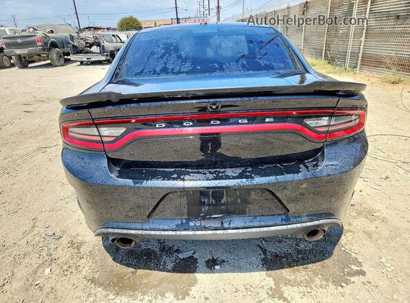 2C3CDXBG8JH115192 2018 DODGE CHARGER Черный Вид салона спереди