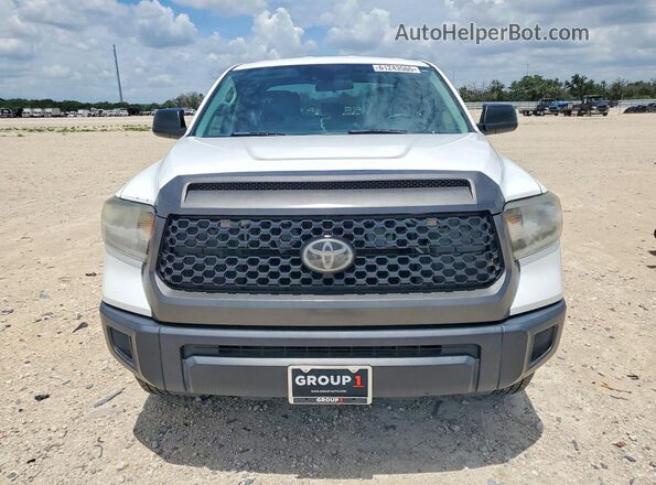 5TFRM5F1XKX141838 2019 TOYOTA TUNDRA White Вид ззаду