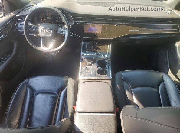 WA1AVAF10KD013428 2019 AUDI Q8 Black Widok zestawu wskaźników
