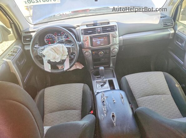 JTEZU5JR2K5198250 2019 TOYOTA 4RUNNER Blue Вид щитка приладів