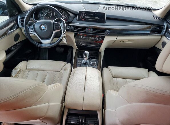 5UXKR0C58G0P25540 2016 BMW X5 Black Սարքավորումների վահանակի տեսք