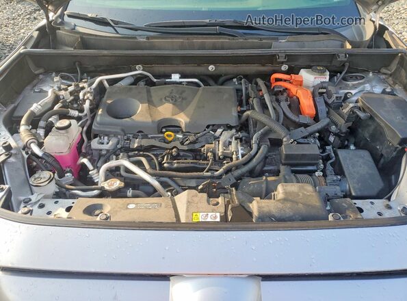 JTMAB3FV9MD067021 2021 TOYOTA RAV4 Silver ძრავის განყოფილების ხედი