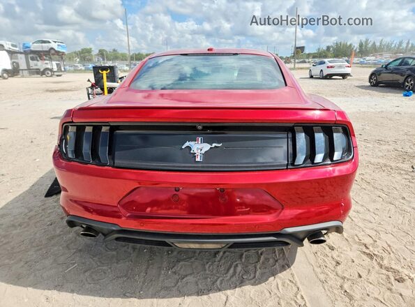 1FA6P8THXL5108306 2020 FORD MUSTANG Red Vista interior delantera