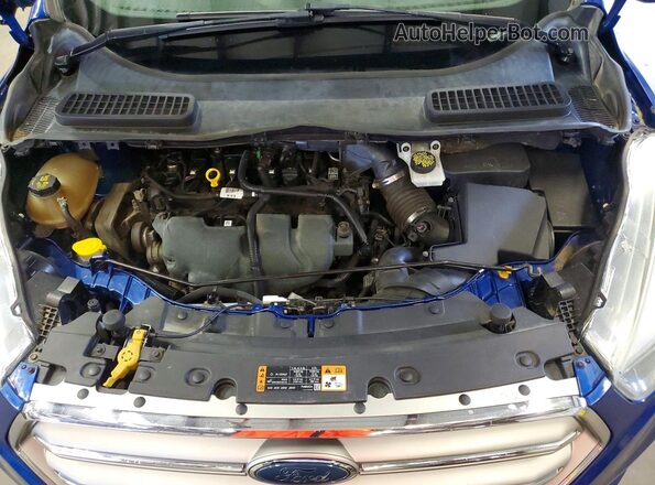 1FMCU9G96HUB73421 2017 FORD ESCAPE Blue Widok naklejki z numerem VIN