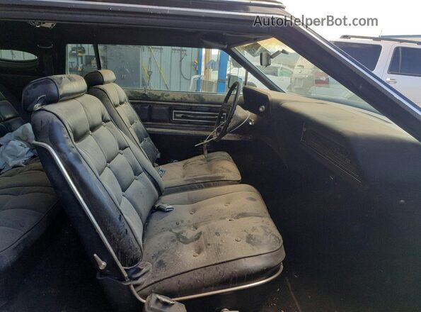 6Y89A822943 1976 LINCOLN CONTINENTA Black Widok wnętrza z tyłu