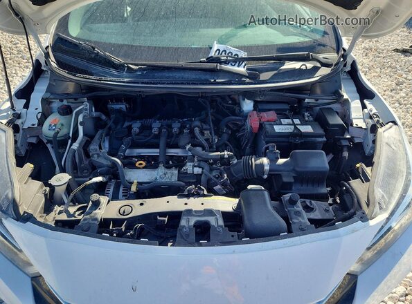 3N1CN8DV6ML887828 2021 NISSAN VERSA Белый Вид подкапотного пространства