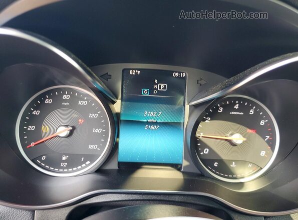 WDC0G8EB1LF723405 2020 MERCEDES-BENZ GLC-CLASS Black Vista de los asientos traseros