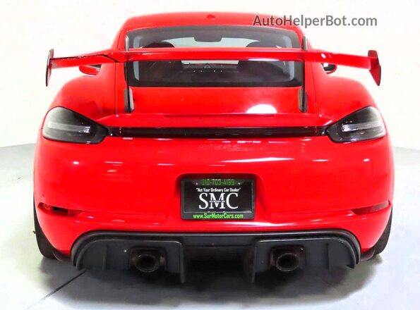 WP0AE2A89SK272107 2025 PORSCHE CAYMAN Красный Вид салона спереди