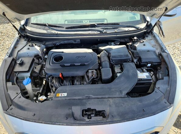 5NPE24AF9GH301518 2016 HYUNDAI SONATA Серебряный Вид подкапотного пространства