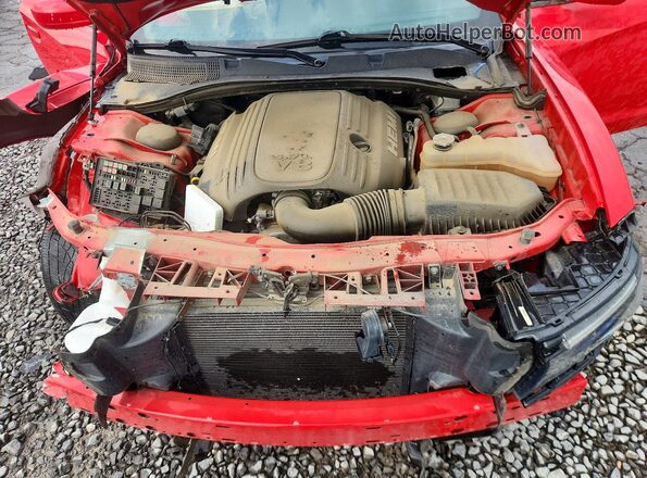 2C3CDXCT2NH132765 2022 DODGE CHARGER Red Widok komory silnika