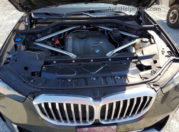 5UX23EU02R9U15447 2024 BMW X5 Green VIN კოდის სტიკერის ხედი