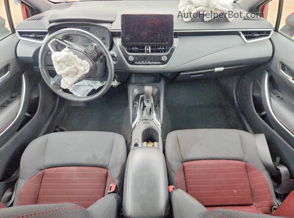 5YFS4MCE1PP155104 2023 TOYOTA COROLLA Maroon Vista del cuadro de instrumentos