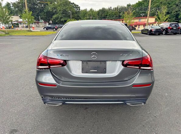 W1K3G4FB0MJ312642 2021 MERCEDES-BENZ A Charcoal Widok z tyłu