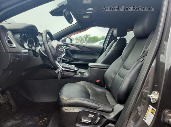 JM3TCBDY2J0228817 2018 MAZDA CX-9 Black Առջևի վահանակի տեսք