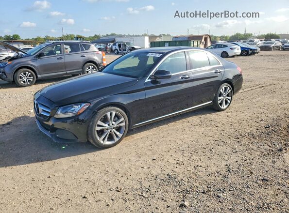 55SWF4JB9JU252637 2018 MERCEDES-BENZ C-CLASS Black Задня ліва чверть