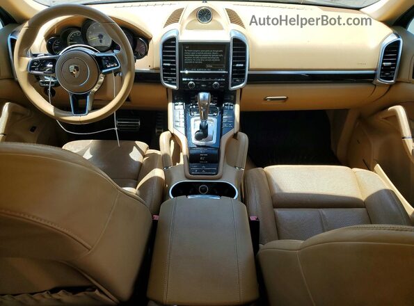 WP1AE2A26GLA62575 2016 PORSCHE CAYENNE Черный Вид щитка приборов