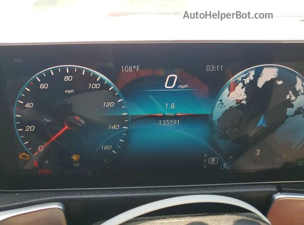 W1N4M4HB6LW040774 2020 MERCEDES-BENZ GLB-CLASS White Vista de los asientos traseros