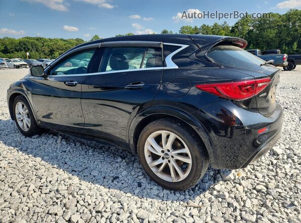 SJKCH5CP7JA059700 2018 INFINITI QX30 Black Задня права чверть