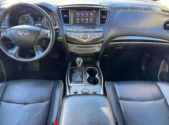 5N1DL0MM4KC561014 2019 INFINITI QX60 Blue Instrument cluster view
