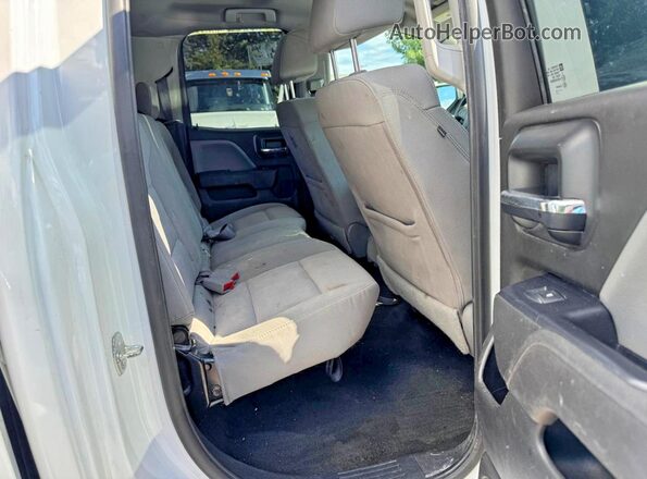 1GCVKPEHXHZ301809 2017 CHEVROLET SILVERADO White Rear interior view