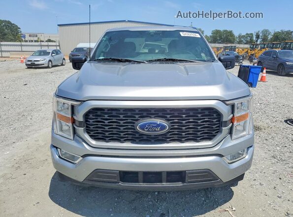 1FTEW1CPXMKE21267 2021 FORD F150 Silver უკანა ხედი