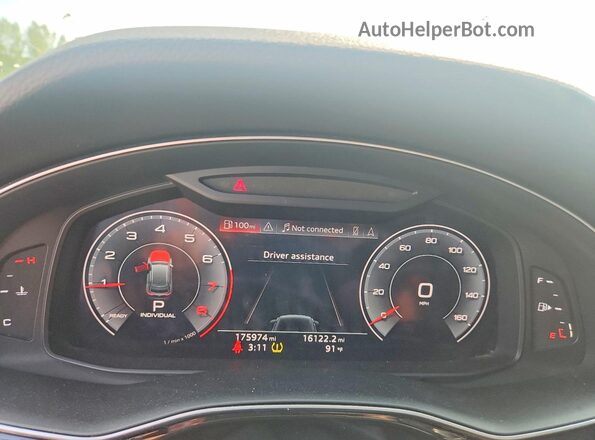 WA1AVAF13KD016260 2019 AUDI Q8 Black Vista de los asientos traseros