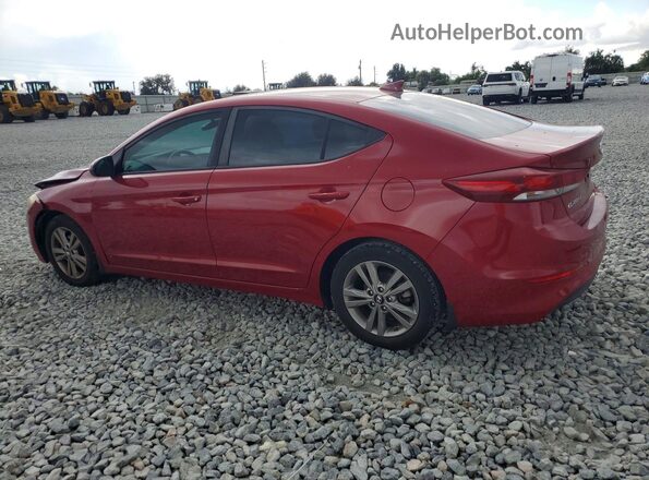 KMHD84LF4JU575872 2018 HYUNDAI ELANTRA Red Trasero derecho