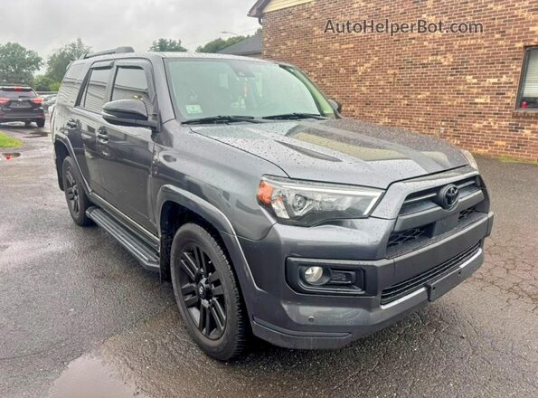 JTEJU5JR1M5862053 2021 TOYOTA 4RUNNER Gray Front view