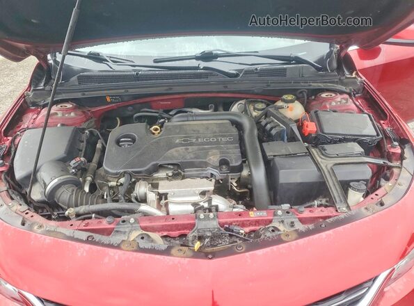 1G1ZE5ST4HF157223 2017 CHEVROLET MALIBU Red Widok komory silnika