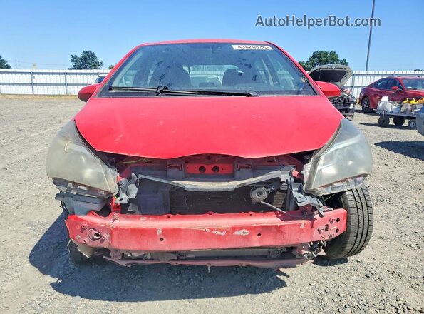VNKKTUD30GA062568 2016 TOYOTA YARIS Red Հետևի տեսք