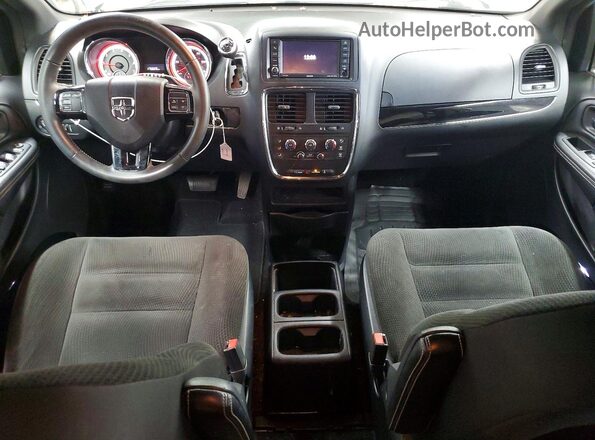 2C4RDGBG1HR787556 2017 DODGE CARAVAN Серый Вид щитка приборов
