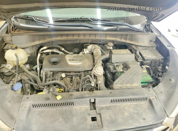 KM8J3CA24GU069334 2016 HYUNDAI TUCSON Black Вид підкапотного простору