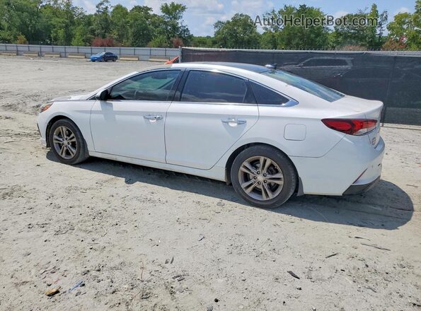 5NPE34AF3JH720548 2018 HYUNDAI SONATA White Задня права чверть
