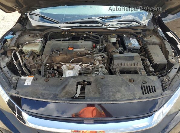 19XFC2F51HE056726 2017 HONDA CIVIC Black ძრავის განყოფილების ხედი