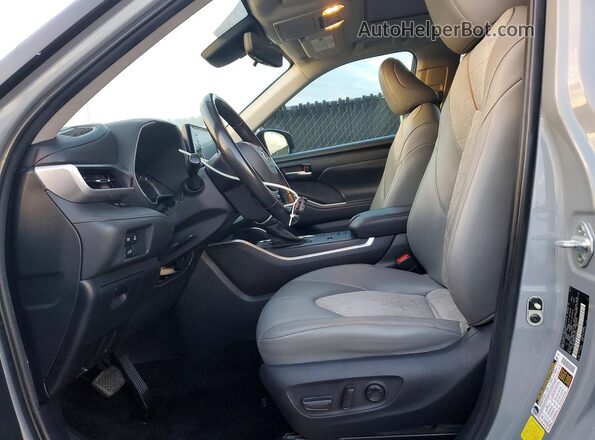5TDAARAH2NS514429 2022 TOYOTA HIGHLANDER Gray Widok deski rozdzielczej