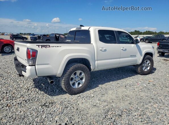 3TMAZ5CN5MM159209 2021 TOYOTA TACOMA Белый Передняя правая четверть