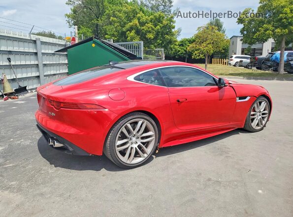 SAJWJ6DL5HMK38043 2017 JAGUAR F-TYPE Red Przód prawy