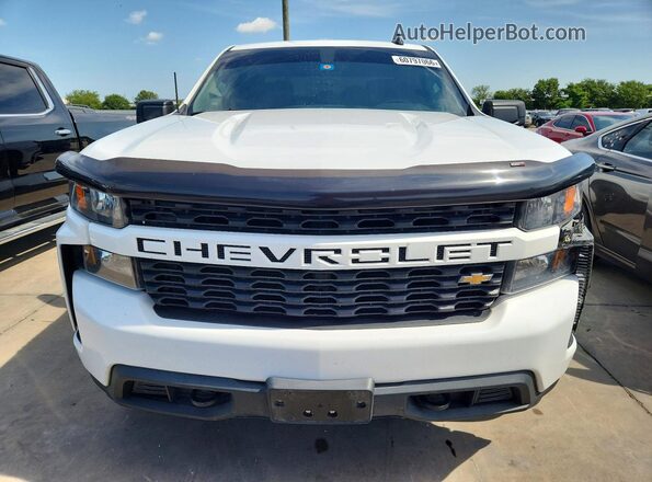 1GCRWBEK4MZ292832 2021 CHEVROLET SILVERADO White Հետևի տեսք