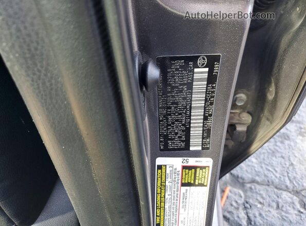 4T1G11AK4MU545873 2021 TOYOTA CAMRY Gray VIN կոդի պիտակի տեսք