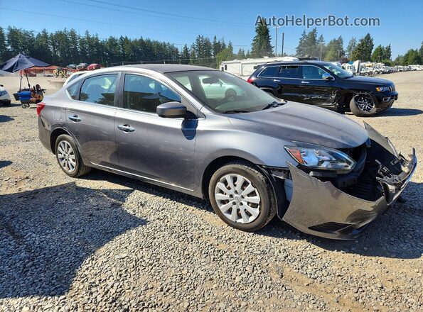 3N1AB7AP1HY406697 2017 NISSAN SENTRA Gray წინა ხედი