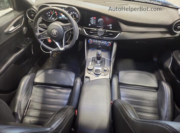 ZARFAEEN4J7579825 2018 ALFA ROMEO GIULIA Blue Вид щитка приладів
