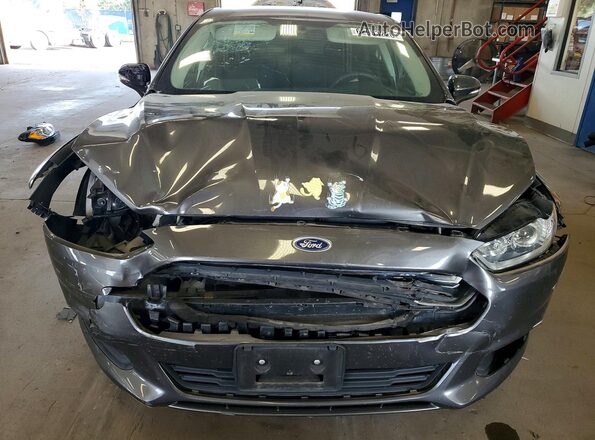 3FA6P0H72GR153549 2016 FORD FUSION Gray Вид ззаду