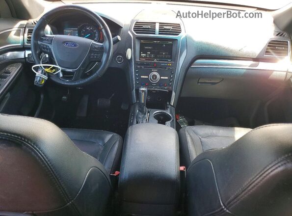 1FM5K8F89GGA76843 2016 FORD EXPLORER Silver ხელსაწყოთა პანელის ხედი