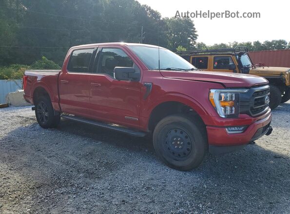 1FTFW1ED1NFA23107 2022 FORD F150 Burgundy Vista frontal