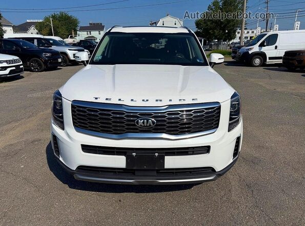 5XYP3DHCXLG012960 2020 KIA TELLURIDE White Vista del compartimento del motor