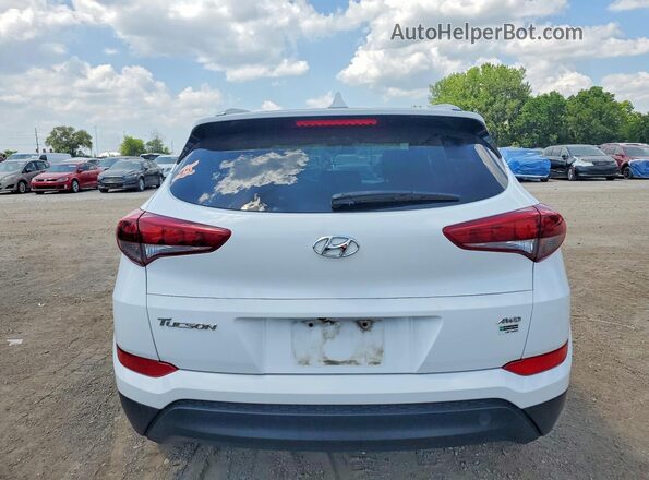 KM8J3CA42JU603486 2018 HYUNDAI TUCSON White Вид салону спереду