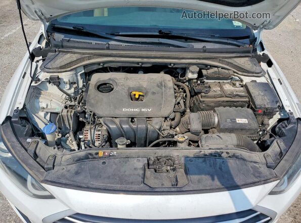 5NPD84LFXHH136815 2017 HYUNDAI ELANTRA White Engine compartment view