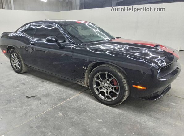 2C3CDZGG7HH589374 2017 DODGE CHALLENGER Black წინა ხედი